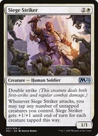 Siege Striker - Core Set 2021 - Magic: The Gathering card