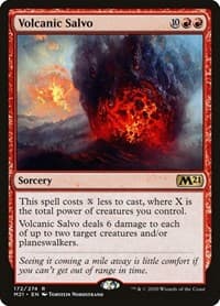 Volcanic Salvo - Core Set 2021 - Magic: The Gathering card