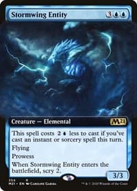 Stormwing Entity (Extended Art) - Core Set 2021 - Magic: The Gathering card