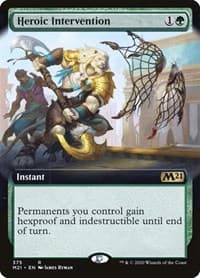 Heroic Intervention (Extended Art) - Core Set 2021 - Magic: The Gathering card