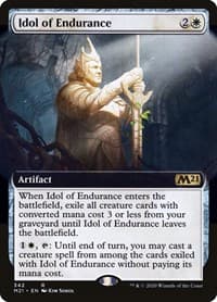 Idol of Endurance (Extended Art) - Core Set 2021 - Magic: The Gathering card