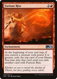 Furious Rise - Core Set 2021 - Magic: The Gathering card
