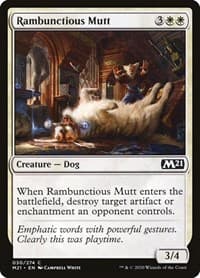 Rambunctious Mutt - Core Set 2021 - Magic: The Gathering card