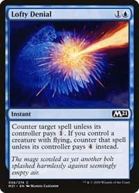 Lofty Denial - Core Set 2021 - Magic: The Gathering card