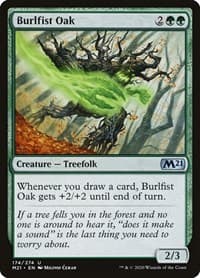 Burlfist Oak - Core Set 2021 - Magic: The Gathering card