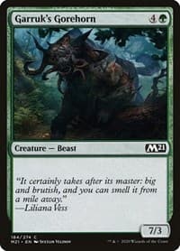 Garruk's Gorehorn - Core Set 2021 - Magic: The Gathering card