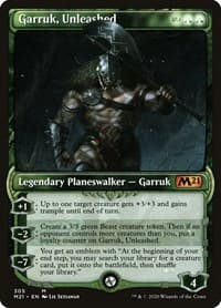 Garruk, Unleashed (Showcase) - Core Set 2021 - Magic: The Gathering card