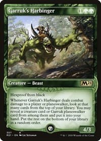 Garruk's Harbinger (Showcase) - Core Set 2021 - Magic: The Gathering card