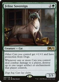 Feline Sovereign - Core Set 2021 - Magic: The Gathering card