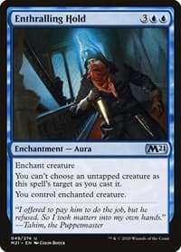 Enthralling Hold - Core Set 2021 - Magic: The Gathering card
