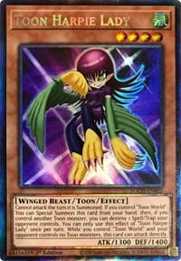 Toon Harpie Lady (CR) - Toon Chaos - YuGiOh card
