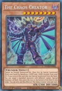 The Chaos Creator (CR) - Toon Chaos - YuGiOh card