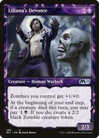 Liliana's Devotee (Showcase) - Core Set 2021 - Magic: The Gathering card