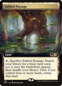 Fabled Passage (Extended Art) - Core Set 2021 - Magic: The Gathering card