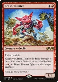 Brash Taunter - Core Set 2021 - Magic: The Gathering card