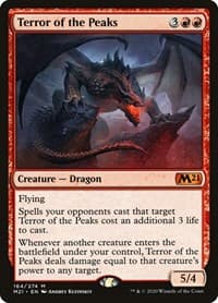 Terror of the Peaks - Core Set 2021 - Magic: The Gathering card