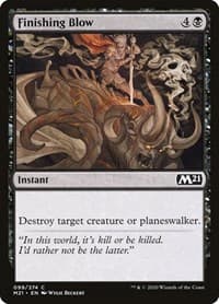 Finishing Blow - Core Set 2021 - Magic: The Gathering card