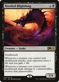 Hooded Blightfang - Core Set 2021 - Magic: The Gathering card
