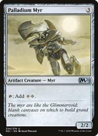 Palladium Myr - Core Set 2021 - Magic: The Gathering card