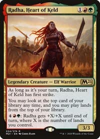 Radha, Heart of Keld - Core Set 2021 - Magic: The Gathering card