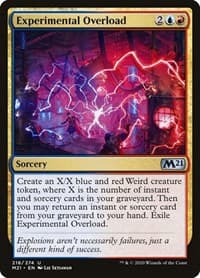 Experimental Overload - Core Set 2021 - Magic: The Gathering card