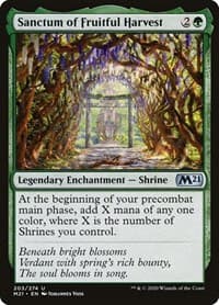 Sanctum of Fruitful Harvest - Core Set 2021 - Magic: The Gathering card