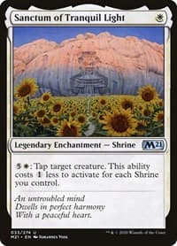 Sanctum of Tranquil Light - Core Set 2021 - Magic: The Gathering card