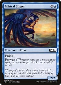 Mistral Singer - Core Set 2021 - Magic: The Gathering card