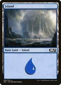 Island (263) - Core Set 2021 - Magic: The Gathering card