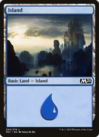 Island (264) - Core Set 2021 - Magic: The Gathering card