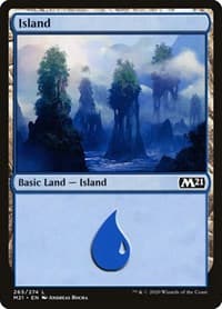 Island (265) - Core Set 2021 - Magic: The Gathering card
