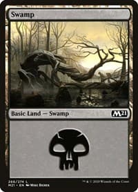 Swamp - Core Set 2021 - Magic: The Gathering card