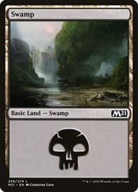 Swamp (268) - Core Set 2021 - Magic: The Gathering card