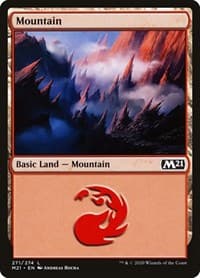 Mountain (271) - Core Set 2021 - Magic: The Gathering card