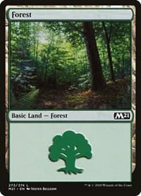 Forest (273) - Core Set 2021 - Magic: The Gathering card