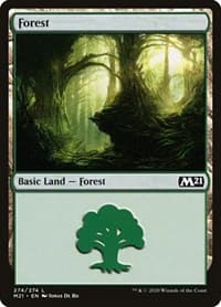 Forest (274) - Core Set 2021 - Magic: The Gathering card