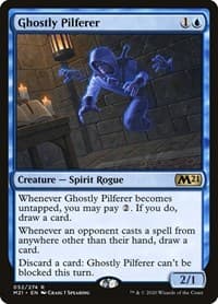 Ghostly Pilferer - Core Set 2021 - Magic: The Gathering card