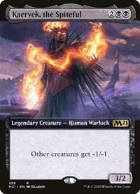 Kaervek, the Spiteful (Extended Art) - Core Set 2021 - Magic: The Gathering card