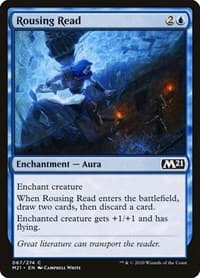 Rousing Read - Core Set 2021 - Magic: The Gathering card