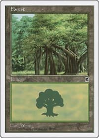 Forest (180) - Portal Three Kingdoms - Magic: The Gathering card