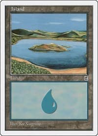 Island (170) - Portal Three Kingdoms - Magic: The Gathering card