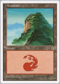 Mountain (176) - Portal Three Kingdoms - Magic: The Gathering card