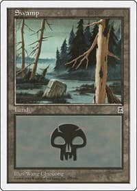 Swamp (173) - Portal Three Kingdoms - Magic: The Gathering card