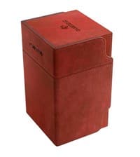 GameGenic Watchtower Convertible Deck Box - Red (Holds 100+) - GameGenic Deck Boxes - Deck Boxes card