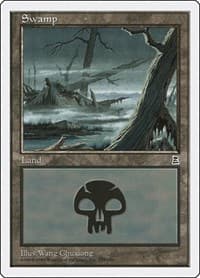 Swamp (174) - Portal Three Kingdoms - Magic: The Gathering card