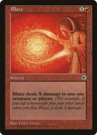 Blaze - Portal - Magic: The Gathering card