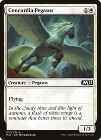 Concordia Pegasus - Core Set 2021 - Magic: The Gathering card