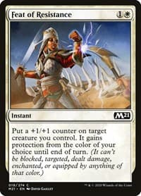Feat of Resistance - Core Set 2021 - Magic: The Gathering card