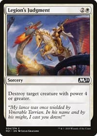 Legion's Judgment - Core Set 2021 - Magic: The Gathering card