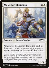 Makeshift Battalion - Core Set 2021 - Magic: The Gathering card